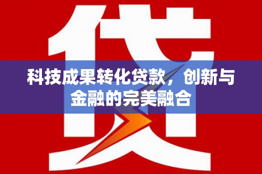 铜仁科技成果转化贷款，创新与金融的完美融合