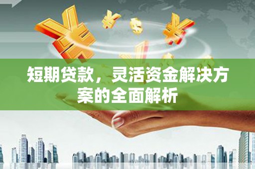 交口短期贷款，灵活资金解决方案的全面解析