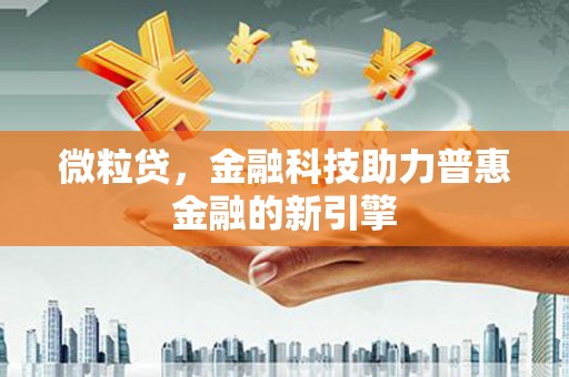岳塘微粒贷，金融科技助力普惠金融的新引擎