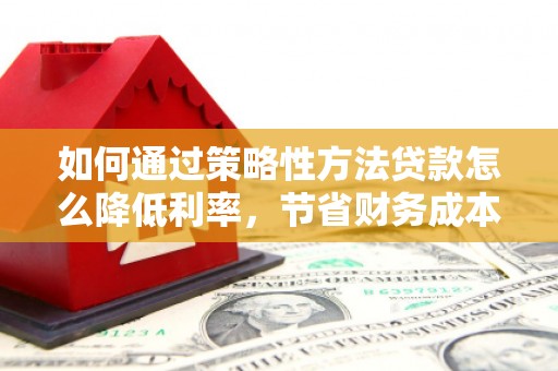 定远如何通过策略性方法贷款怎么降低利率，节省财务成本