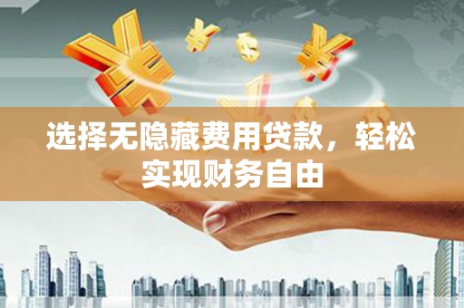 安陆选择无隐藏费用贷款，轻松实现财务自由