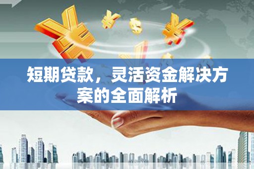 高邮短期贷款，灵活资金解决方案的全面解析