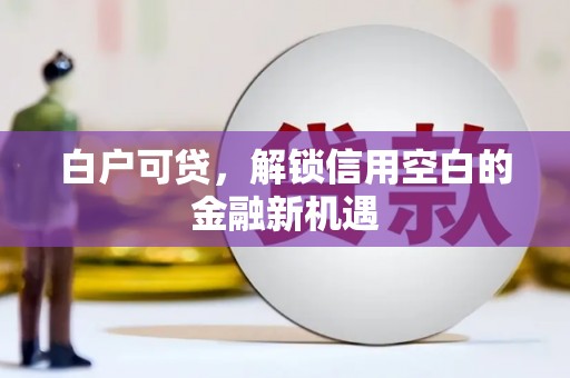 嘉黎白户可贷，解锁信用空白的金融新机遇
