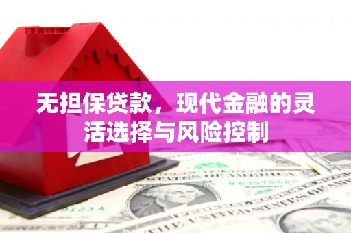 彭泽无担保贷款，现代金融的灵活选择与风险控制