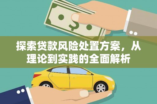 聂拉木探索贷款风险处置方案，从理论到实践的全面解析