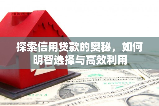中江探索信用贷款的奥秘，如何明智选择与高效利用
