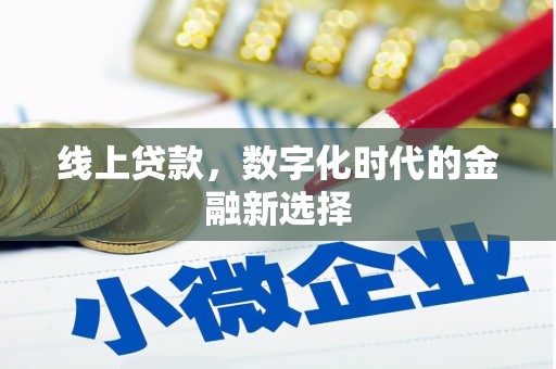 崇明线上贷款，数字化时代的金融新选择