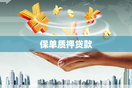 沈河保单质押贷款